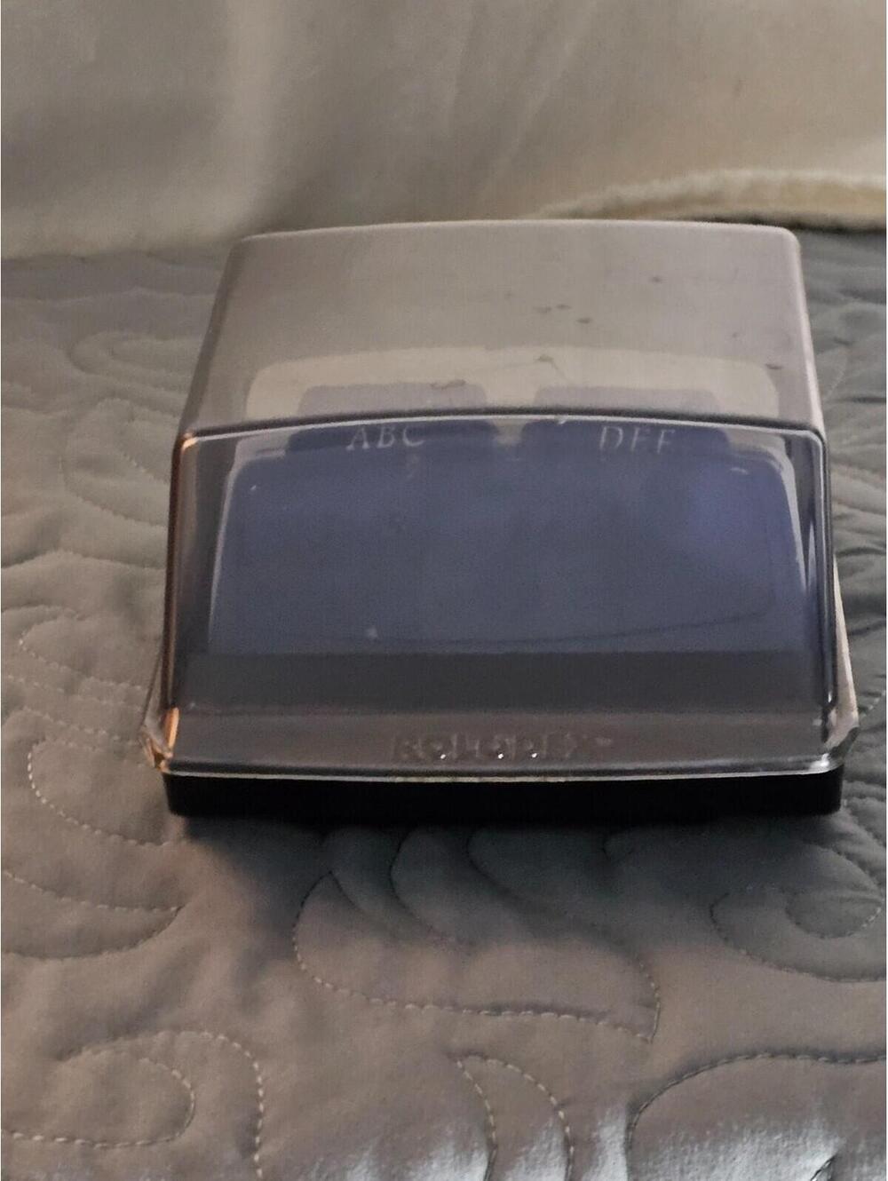 Vintage Rolodex S-300C Covered Address Card File with A–Z Index Tabs